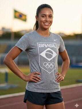 Nike Gray Brasil Graphic Tee